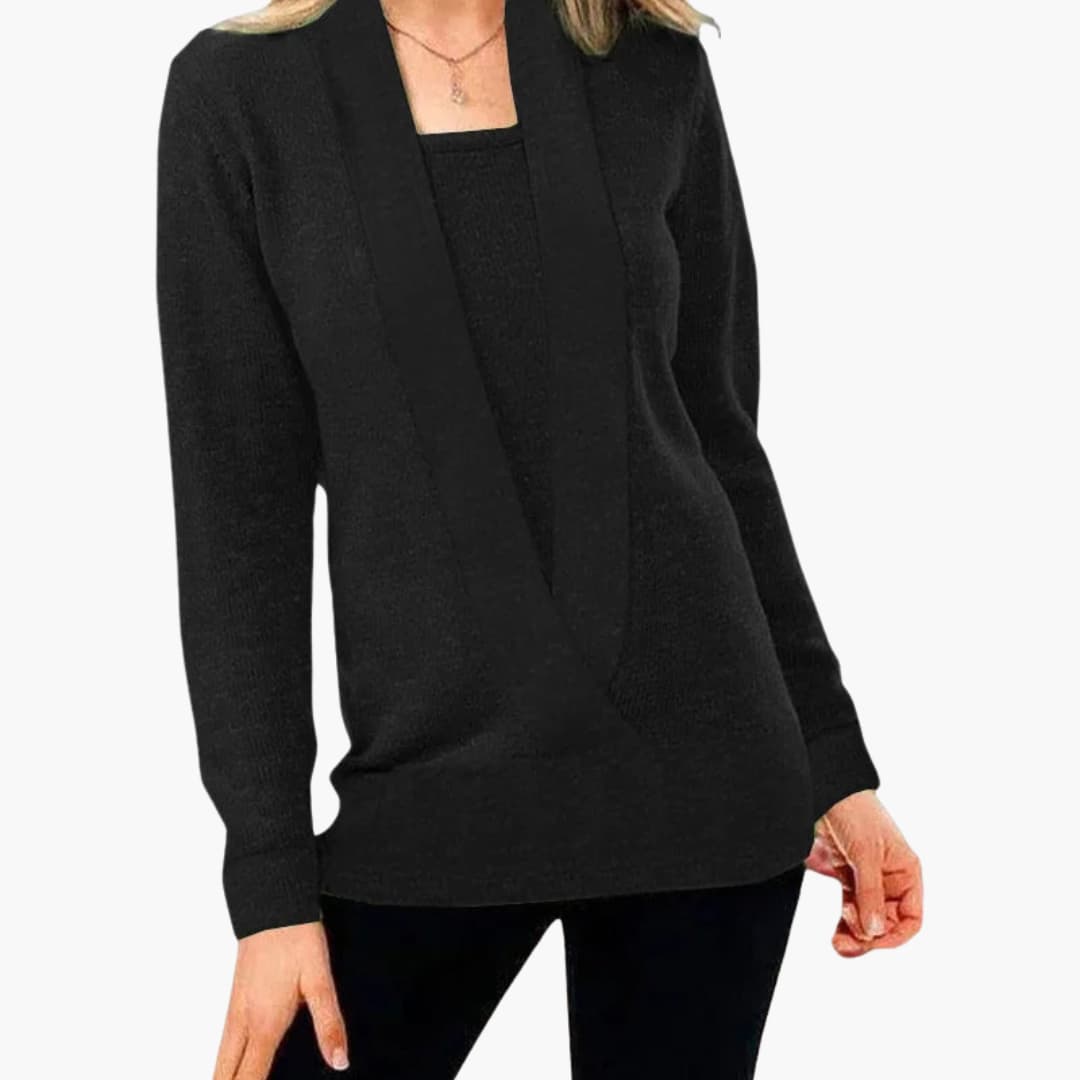 Ladies' Crew Neck Warm Winter Sweater