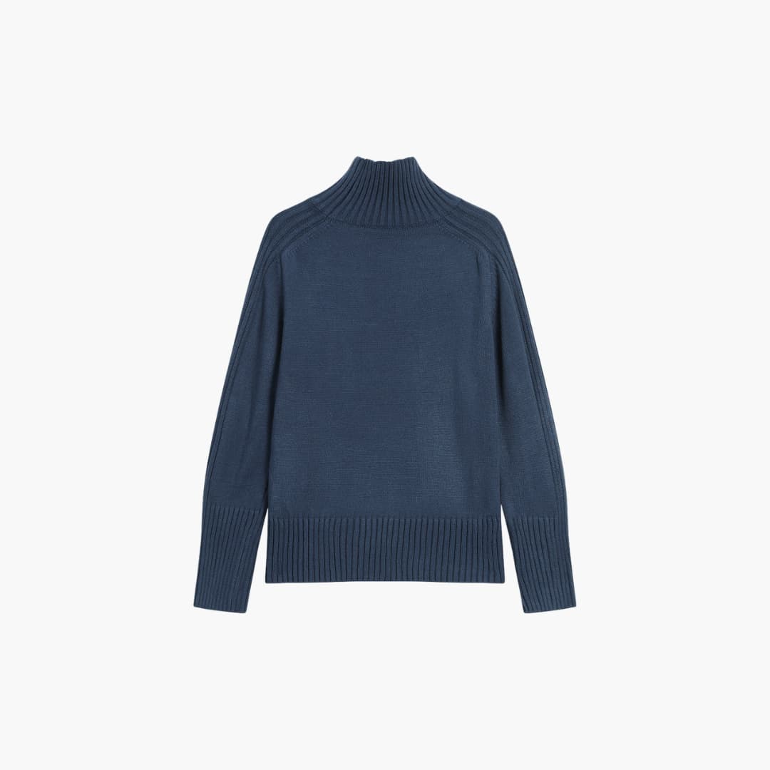 Cozy Women's Ribbed Turtleneck Sweater