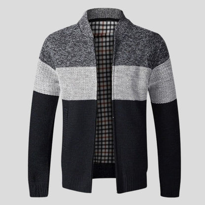 Men's Zip Front Cardigan Sweater