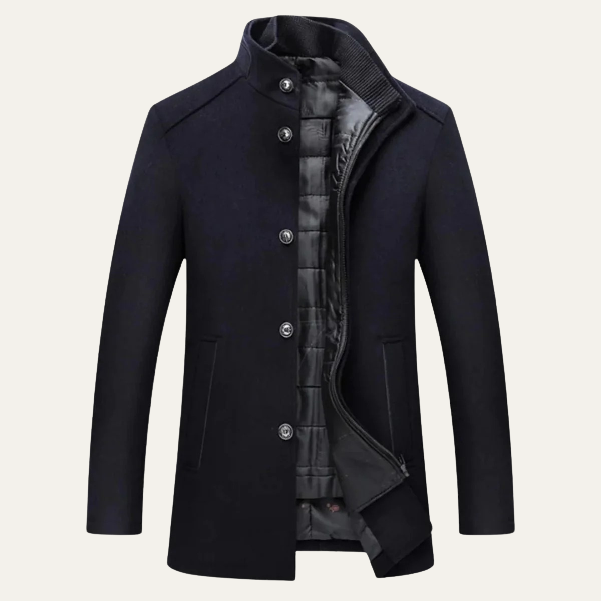 Timeless Men's Wool Trench Coat