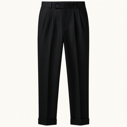 Classic Men's Flat Front Dress Pants - Vossary