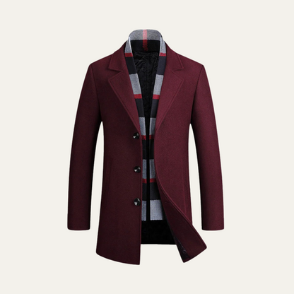 Classic Men's Warm Wool Winter Coat