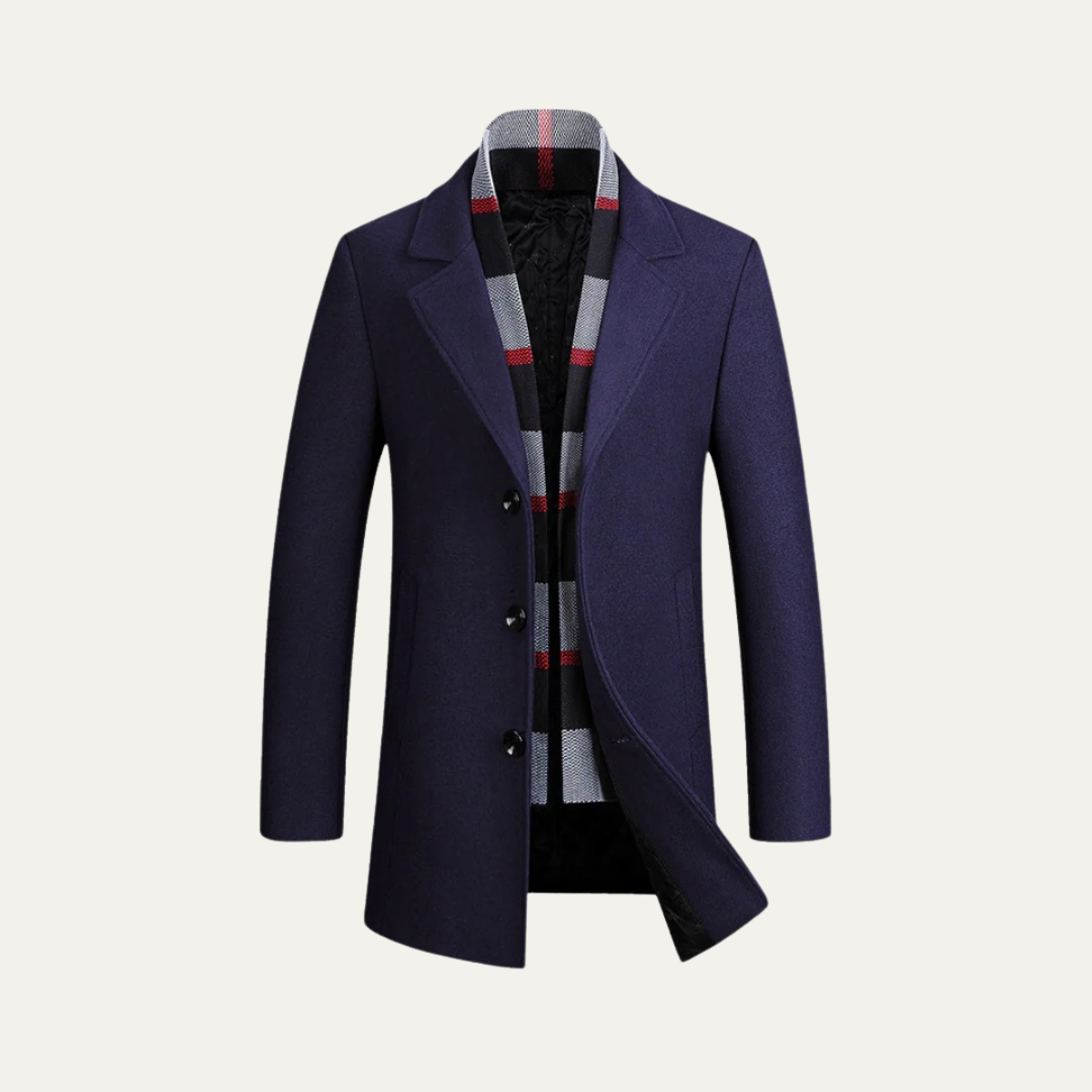 Classic Men's Warm Wool Winter Coat