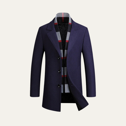 Classic Men's Warm Wool Winter Coat