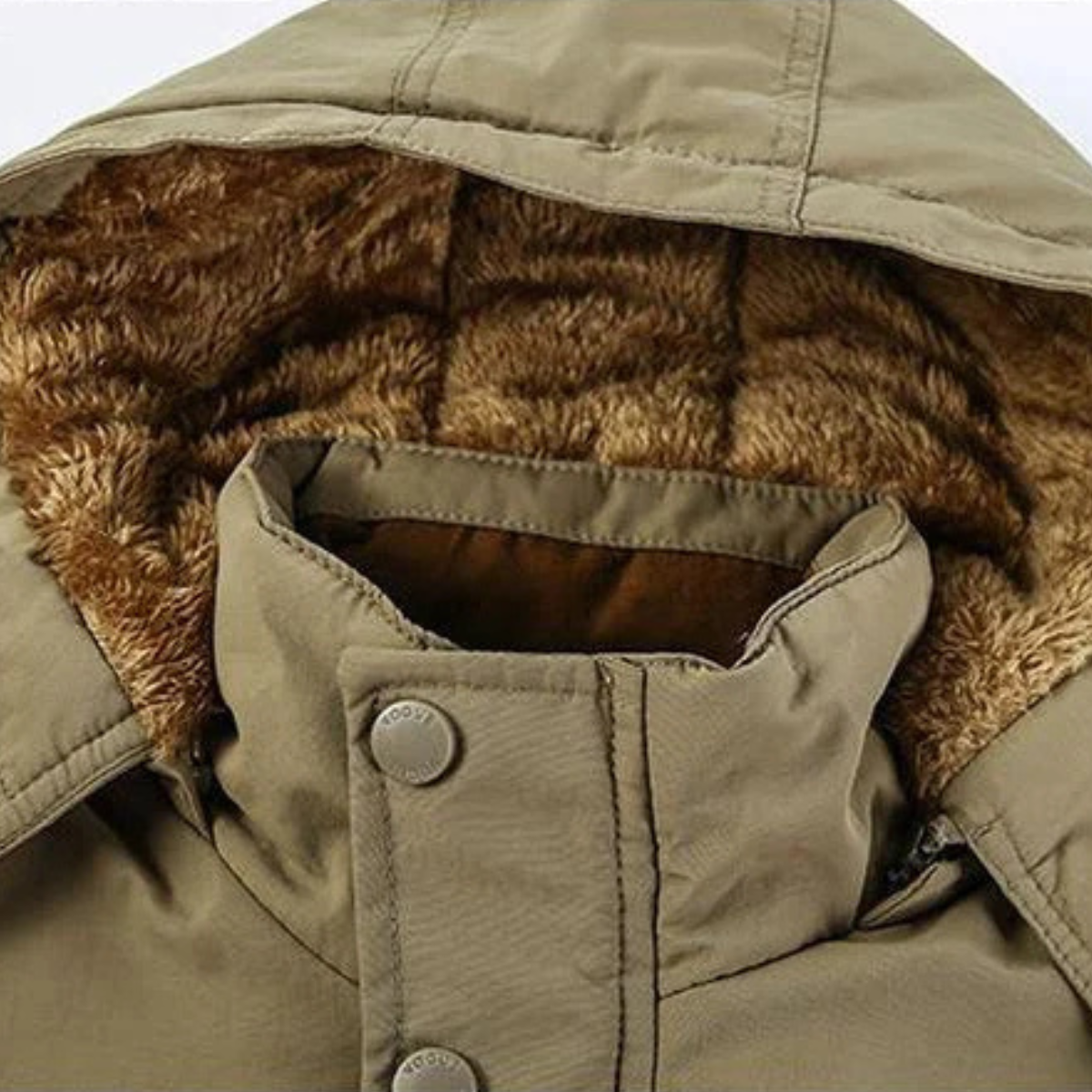 Warm Waterproof Men's Insulated Hooded Winter Jacket