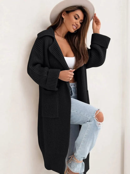 Casual Open Front Cardigan Sweater