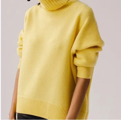 Warm Comfortable Oversized Women's Pullover Sweater