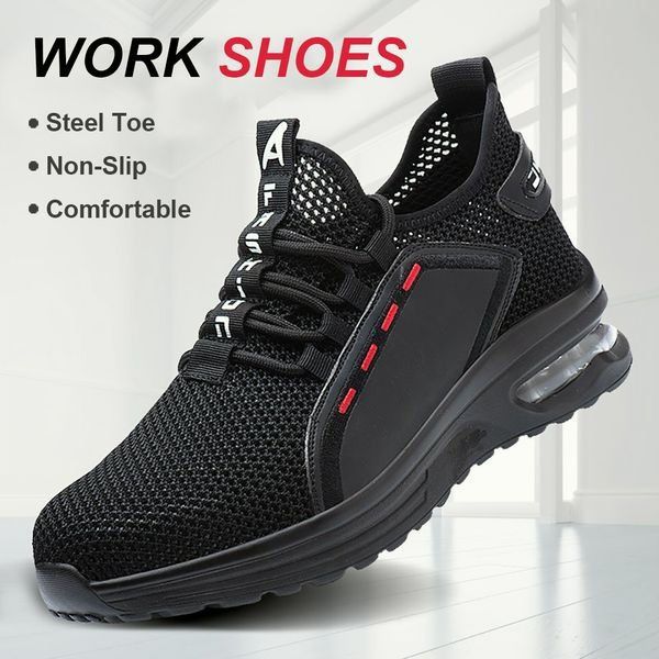 Comfortable Safety Work Boots with Steel Toe Caps
