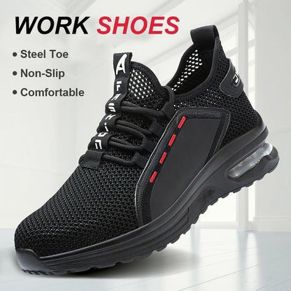 Comfortable Safety Work Boots with Steel Toe Caps