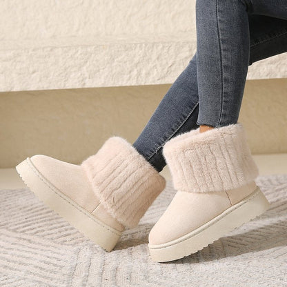 Warm Waterproof Ladies Snow Boots - Vossary