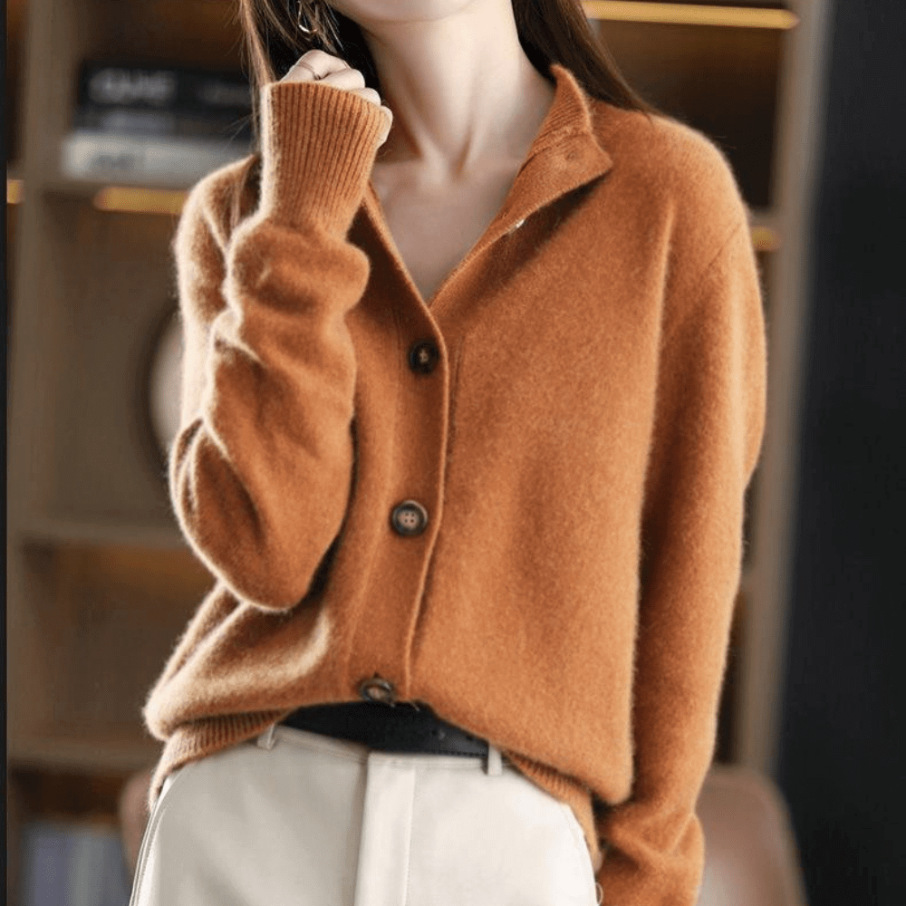 Classic Knit Button Sweater
