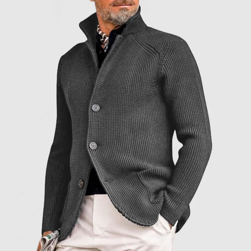 Tailored Fit Open Front Cardigan