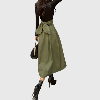 Elegant Mid Length Flowy Skirt