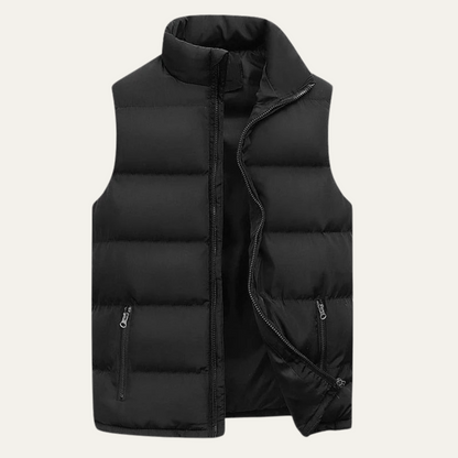 Warm Insulated Mens Puffer Vest - Vossary