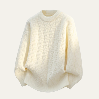 Comfortable Mens Classic Crew Neck Knit Sweater