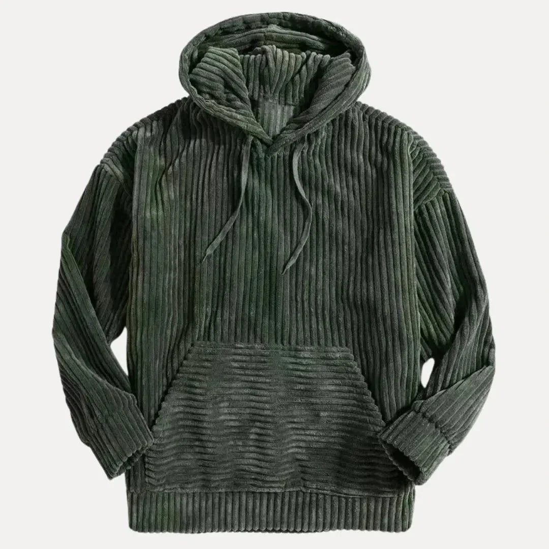 Rugged Textured Zip Hoodie
