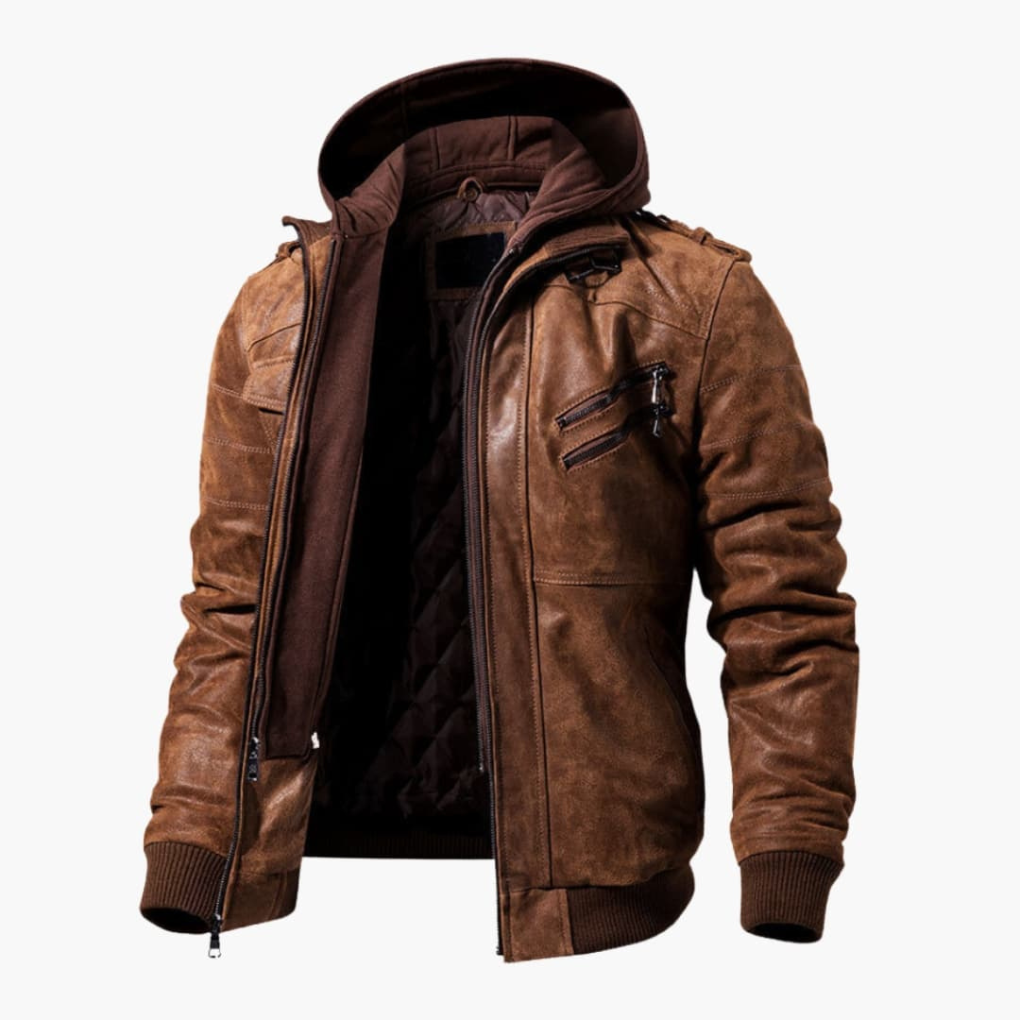 Waterproof Hooded Coat with Extra Pockets - Vossary
