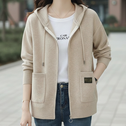 Warm Fleece Zip Up Sweatshirt