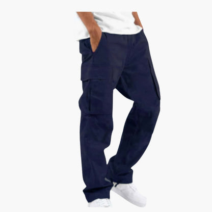 Relaxed Fit Cargo Pants with Large Pockets
