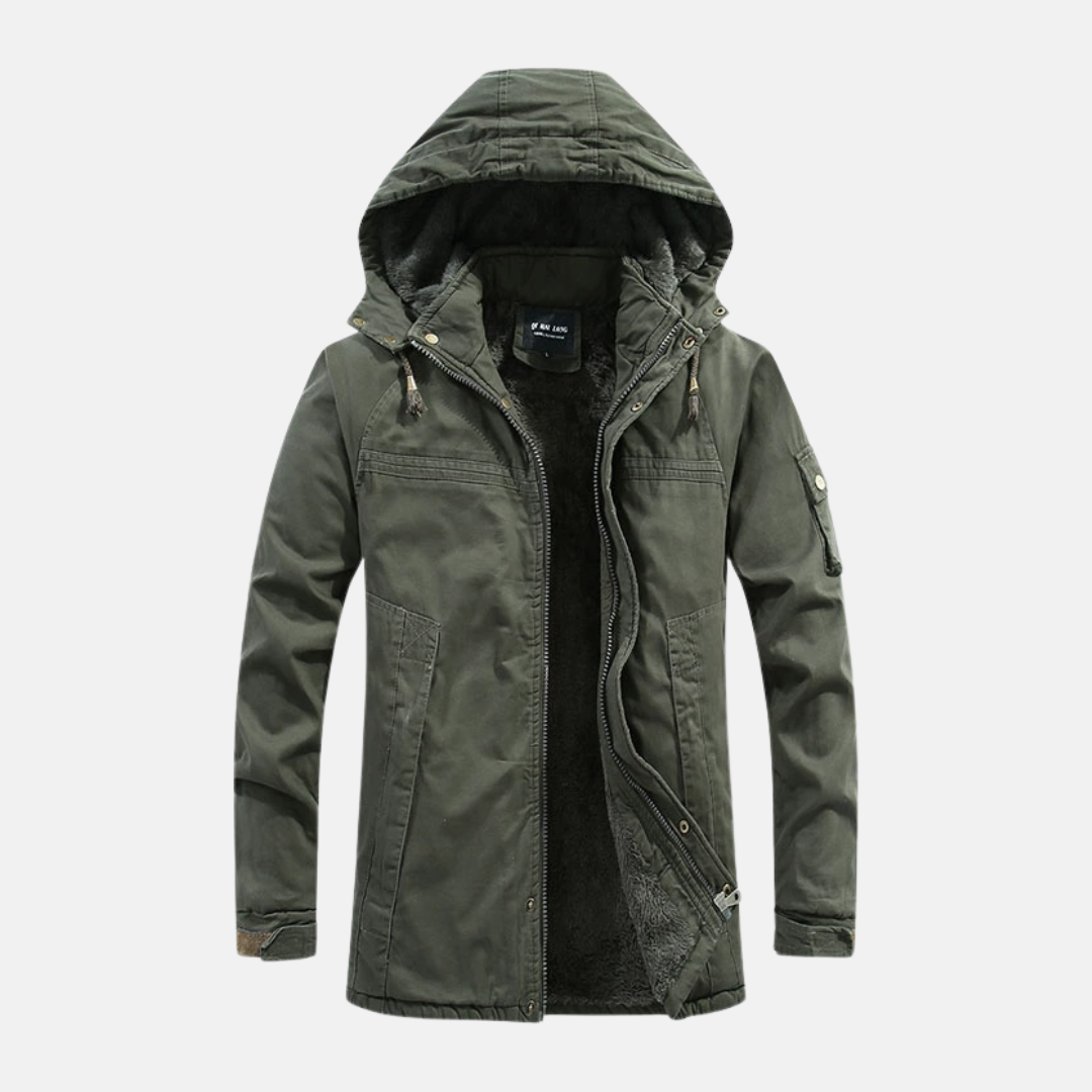 Comfortable Cotton Hooded Jacket for Men