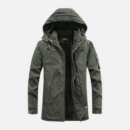 Comfortable Cotton Hooded Jacket for Men