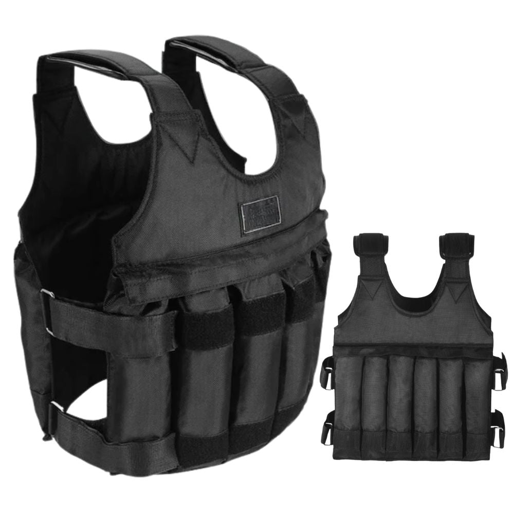 Heavy Duty 110lb Adjustable Fitness Vest - Luxicro