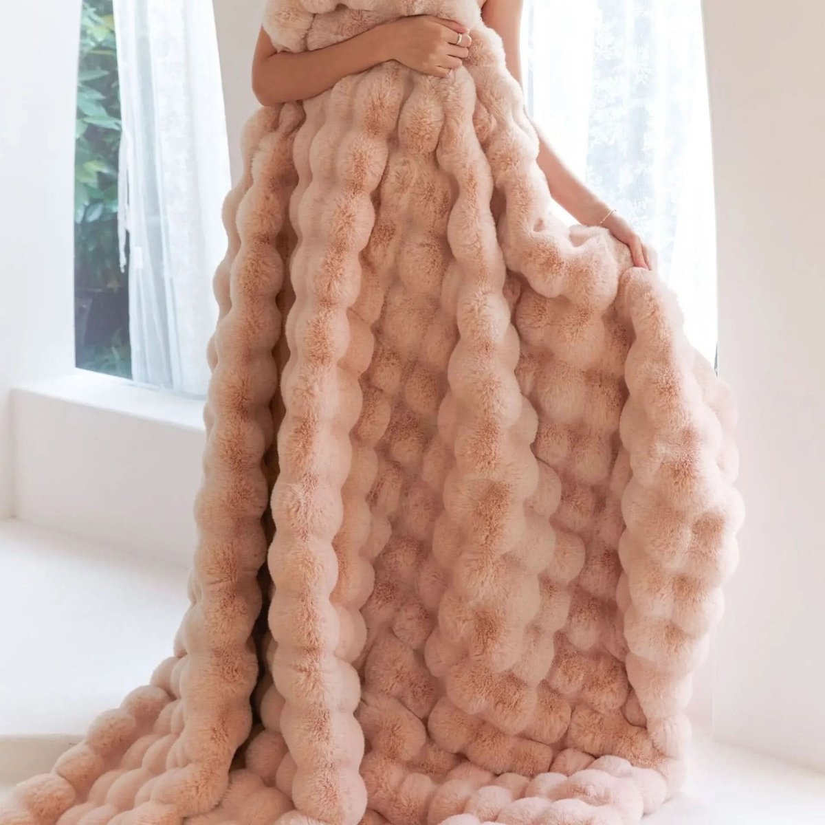 Plush Cozy Quilted Throw Blanket