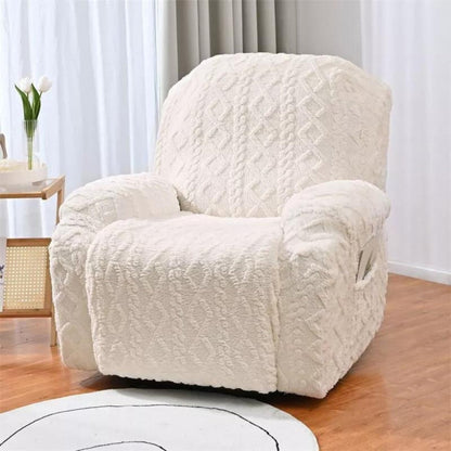 Cozy Fleece Recliner Slipcover for Winter Warmth