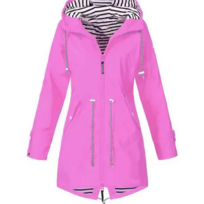 Waterproof Womens Raincoat with Hood
