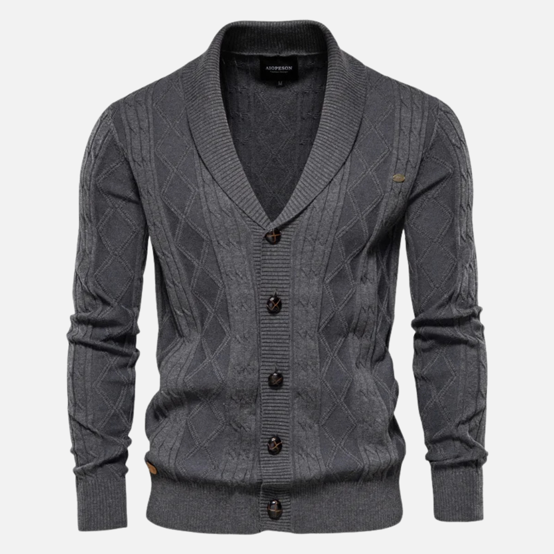 Classic Patterned Knit Sweater - EasyApparels