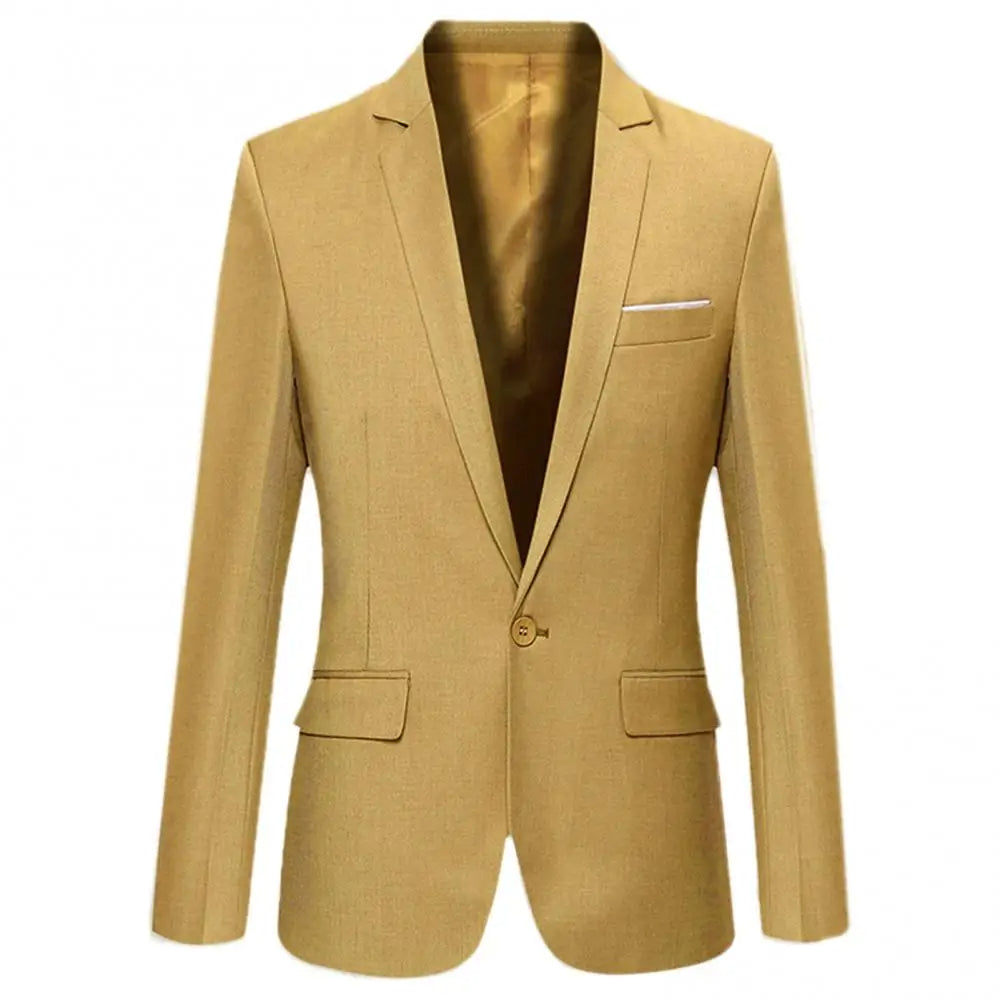 Classic Tailored Men's Office Jacket