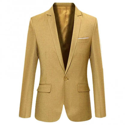 Classic Tailored Men's Office Jacket