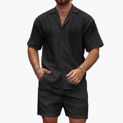 Men's Breathable Summer Shorts Set