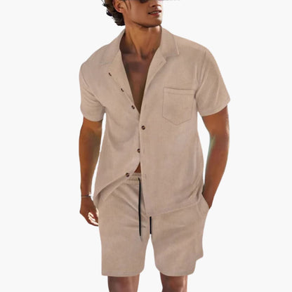 Lightweight Casual Shorts Set for Men - Vossary