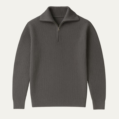 Warm Merino Wool Quarter Zip Jumper