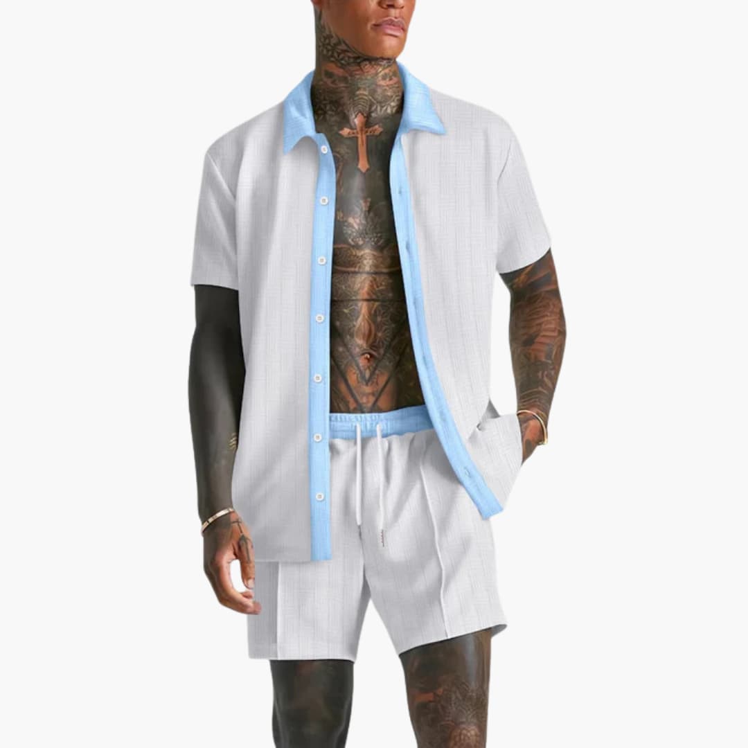 Casual Summer Shorts Set for Men - Vossary