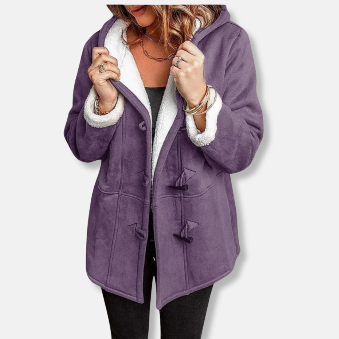 Soft Fleece Hooded Winter Duffle Coat