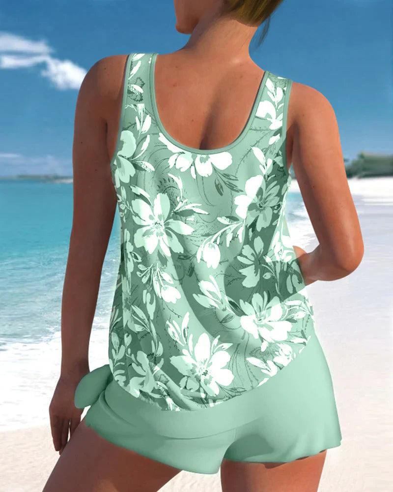 Ladies' Halter Neck Swimwear 2 Piece Bikini Set
