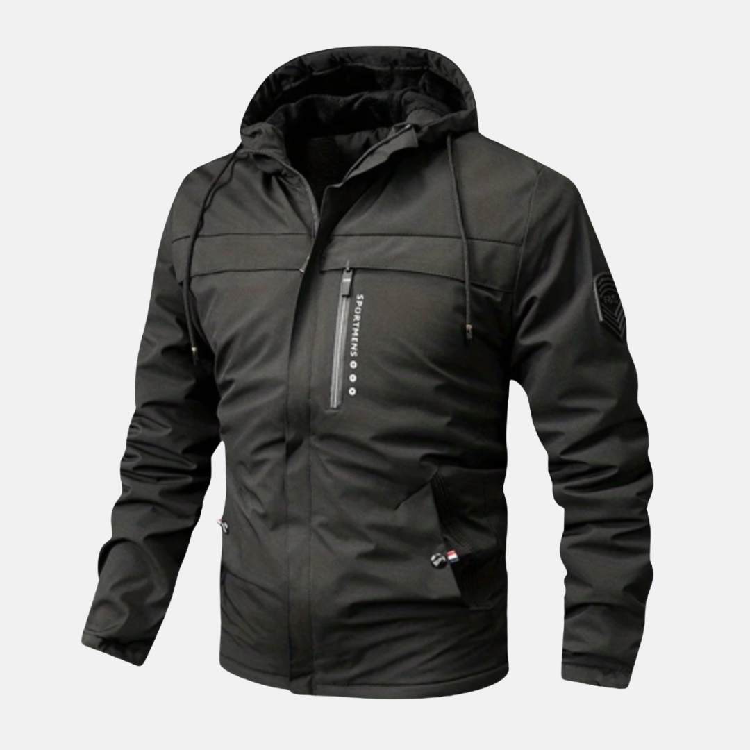 Classic Fit Hoodie Zip Up Jacket