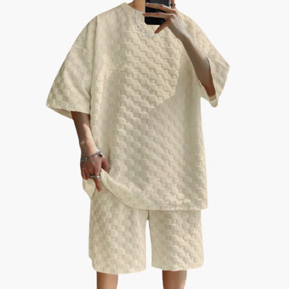 Men's Lightweight Pastel Short Set