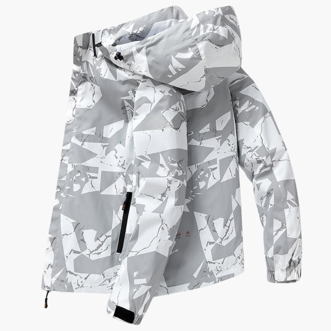 Waterproof Mens Snow Jacket with Adjustable Hood