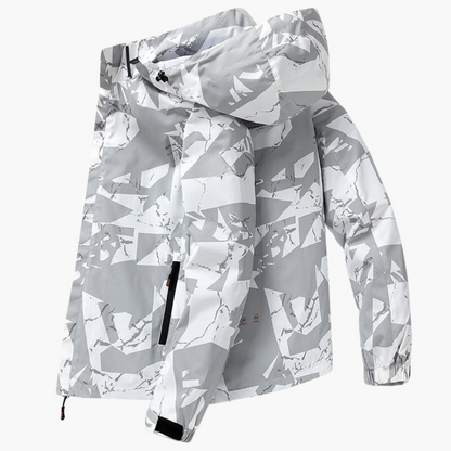 Waterproof Mens Snow Jacket with Adjustable Hood