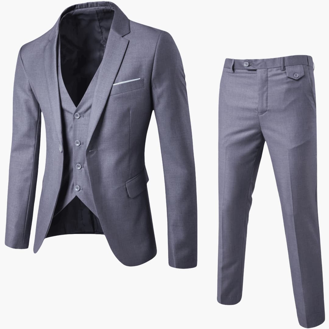 Classic Mens 3 Piece Suit Jacket Set