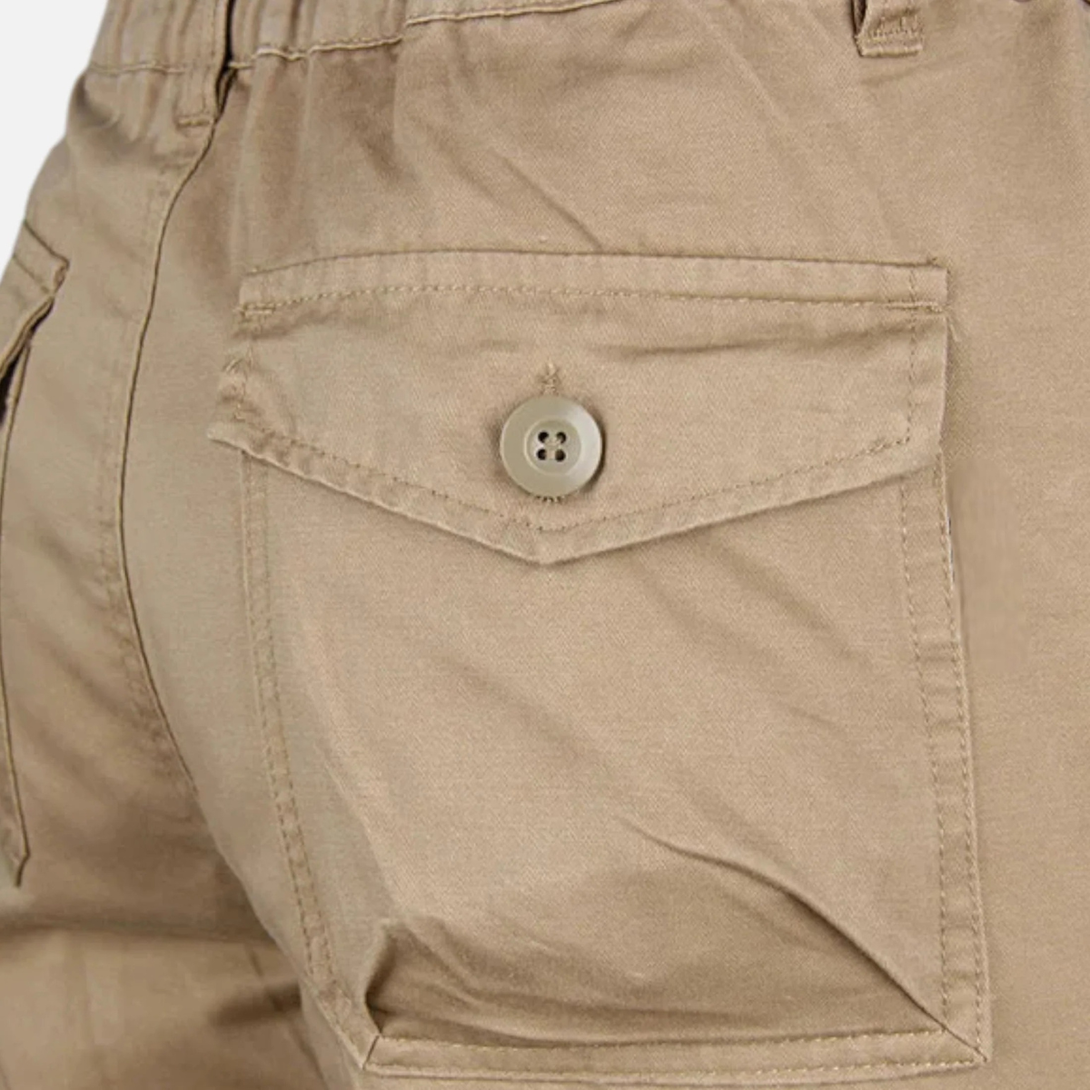 Rugged Men's Tactical Cargo Pants with Multiple Pockets