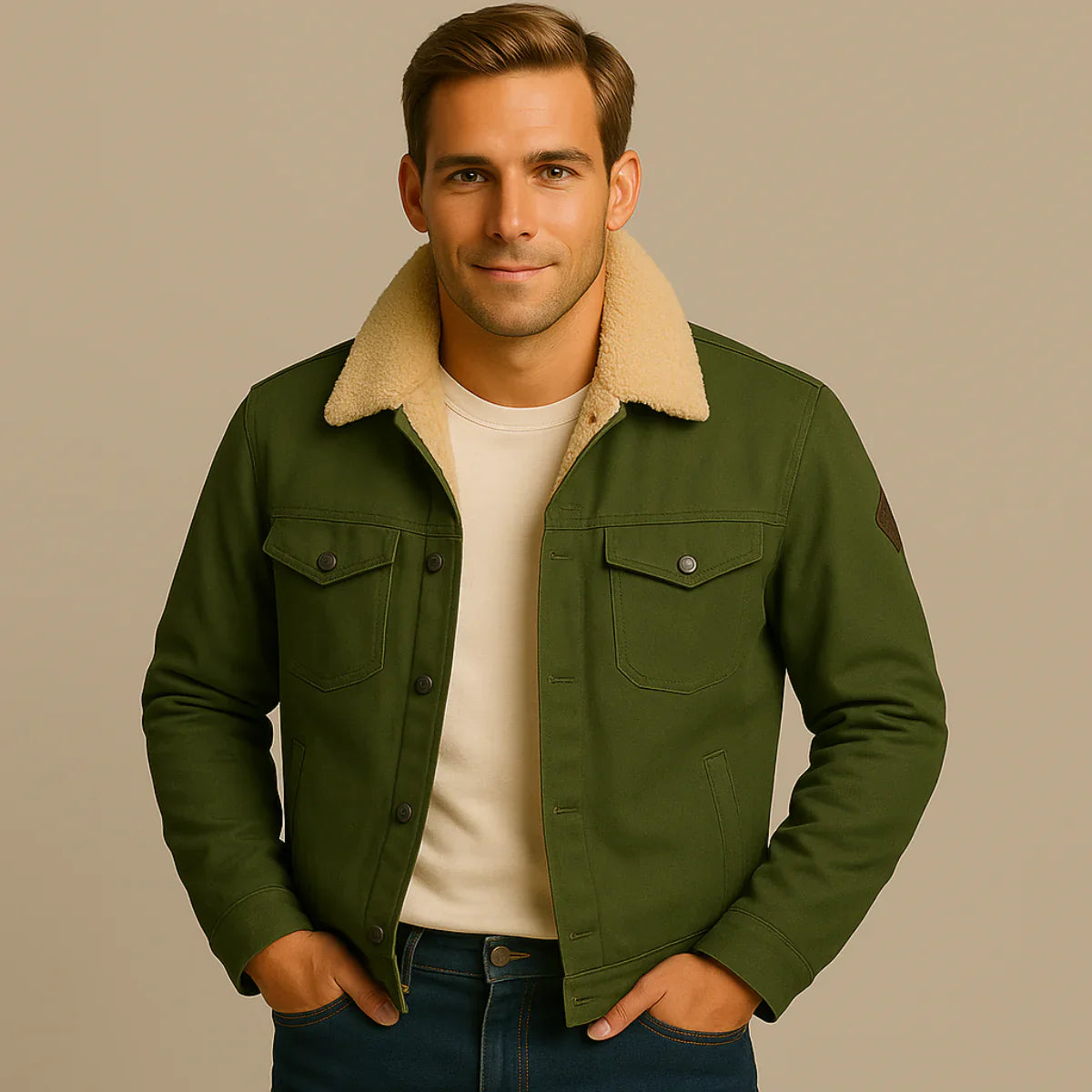 Waterproof Mens Fleece Jacket - Warm and Insulated