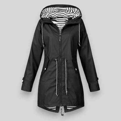Ladies Waterproof Windbreaker Coat