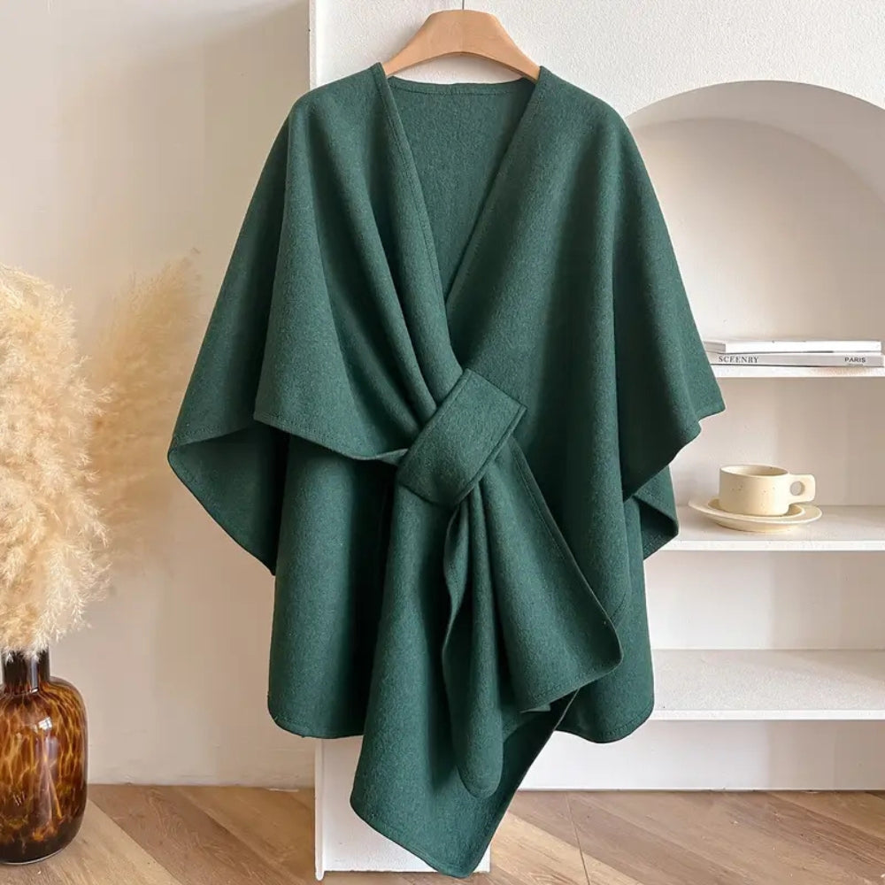 Soft Oversized Women's Wrap Poncho