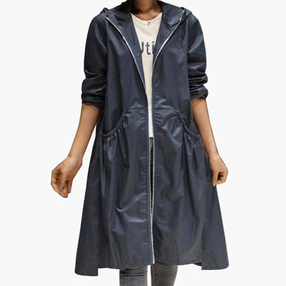 Ladies Water Resistant Parka Jacket with Zip