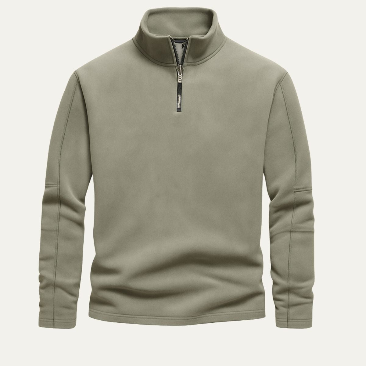 Warm Quarter Zip Mens Sweater