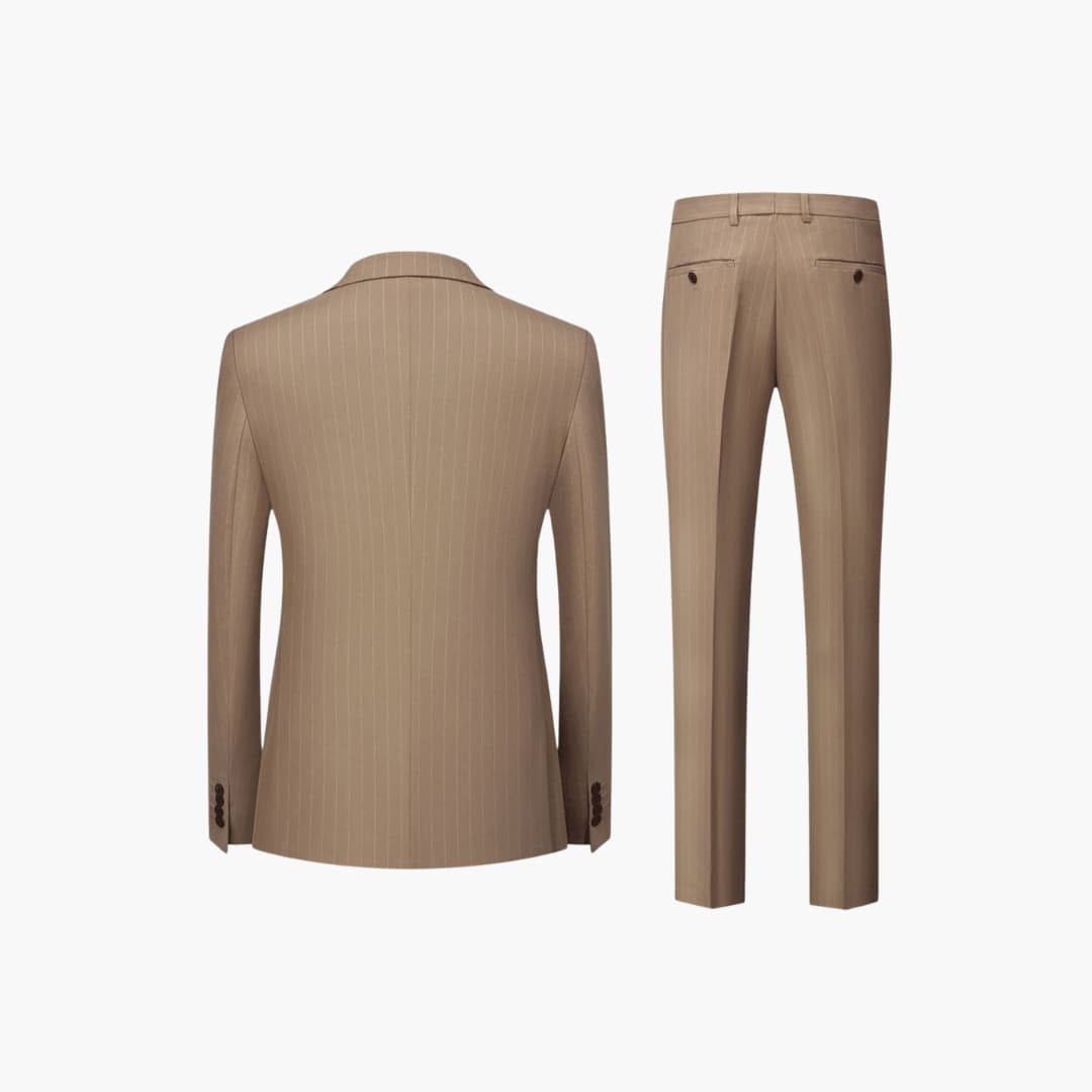Classic Two Button Slim Fit Pinstripe Suit